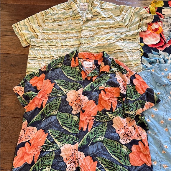 Lot of six Goodfellow 2XL short sleeve button-down shirts, 100% rayon. - Picture 2 of 5